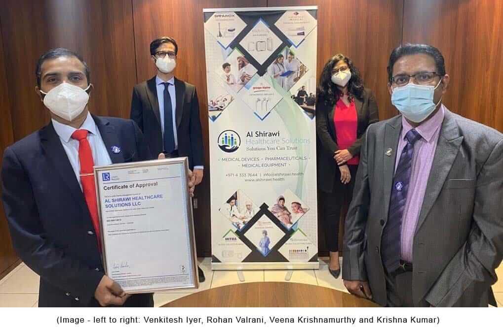 Al Shirawi Healthcare Solutions Awarded ISO 9001 Certification