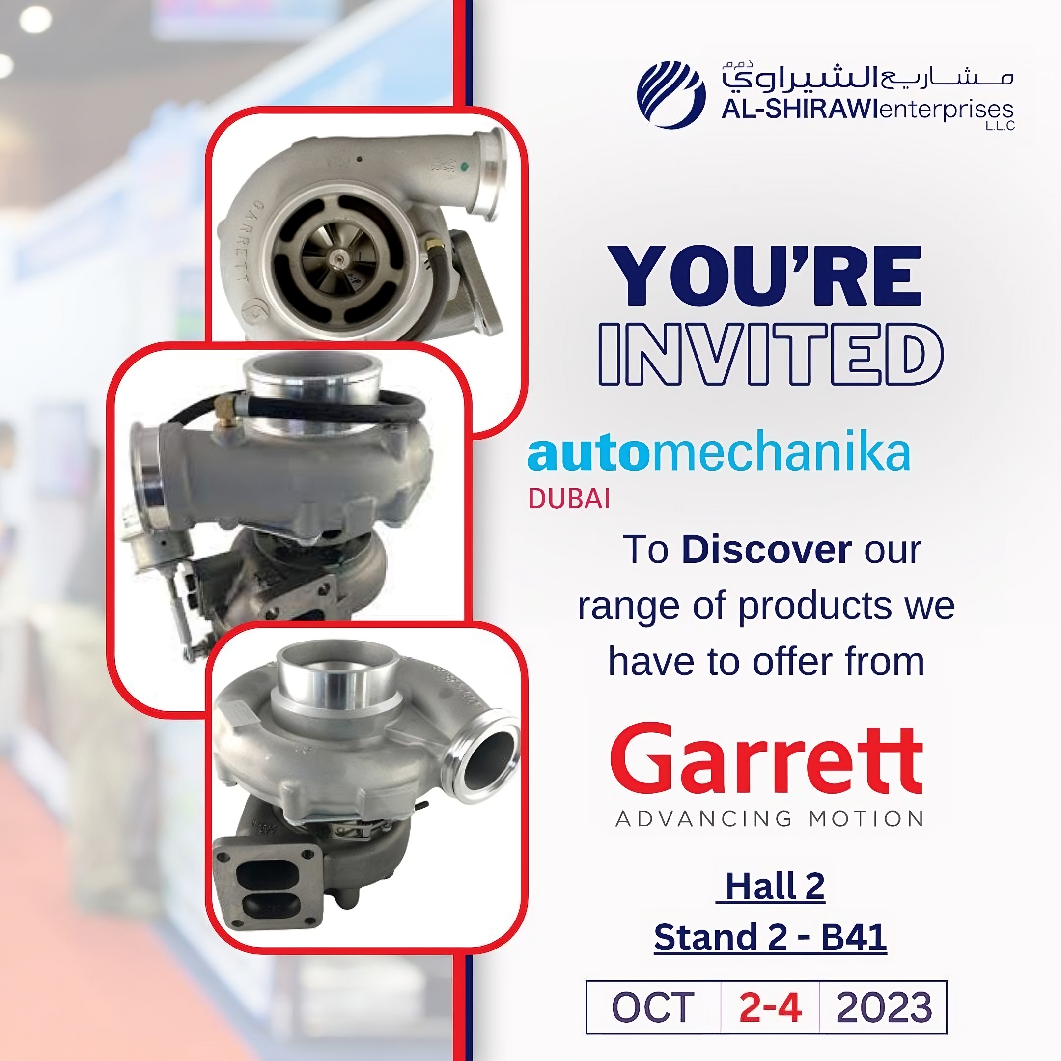📢 Exciting News! We’re thrilled to announce our participation in Automechanika Dubai this year!