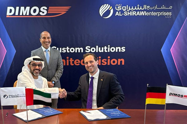 Al Shirawi Enterprises (L.L.C.) is pleased to announce the signing of a dealership agreement with DIMOS Middle East