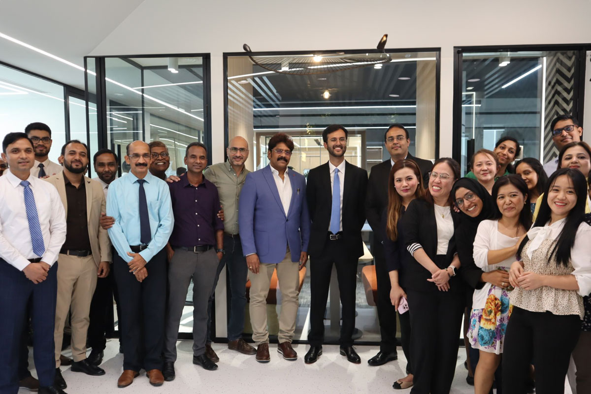 Al Shirawi Interiors – Deputy CEO, Rohan Valrani was welcomed by the team