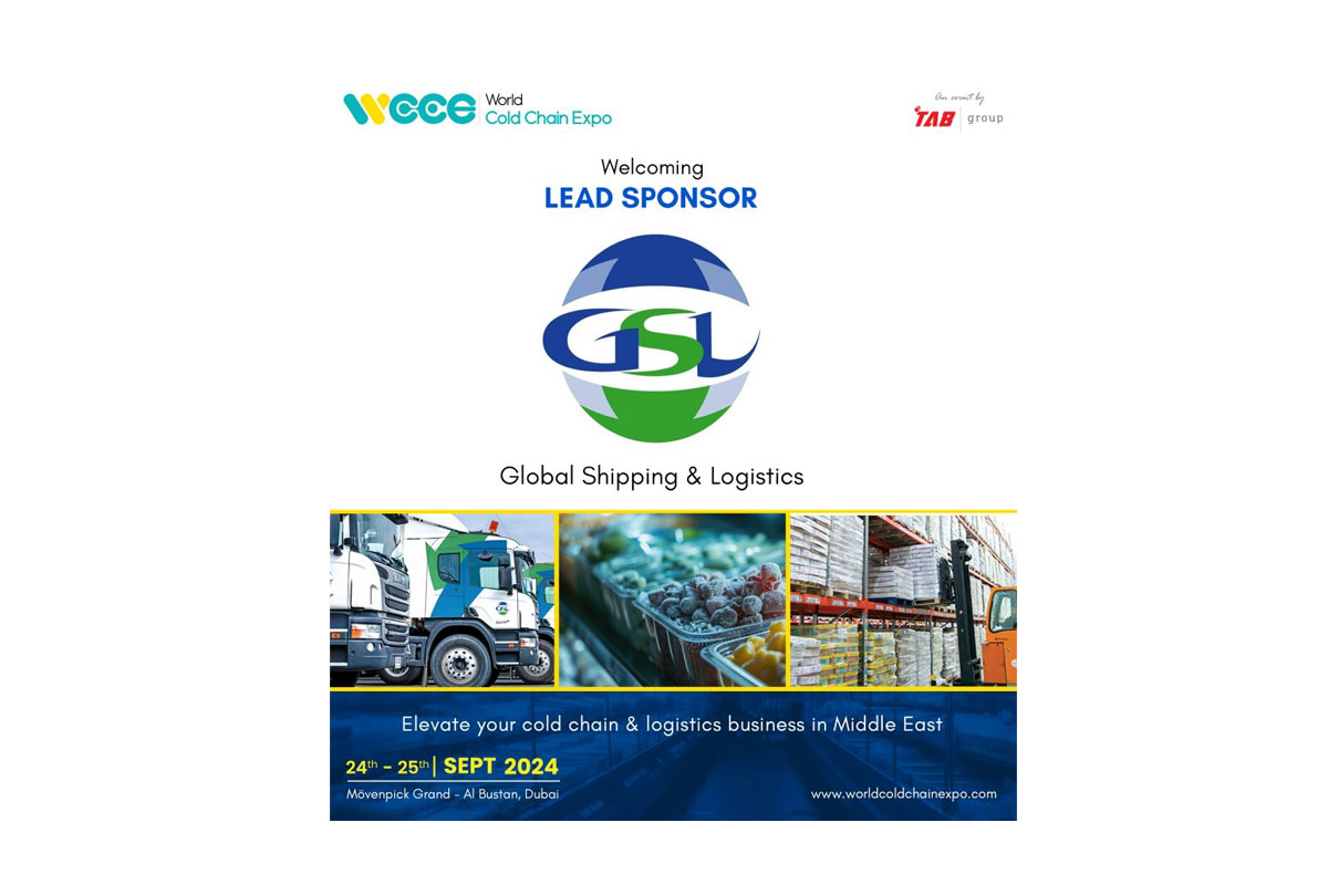 Global Shipping & Logistics LLC (GSL) is joining as a Lead Sponsor at the World Cold Chain Expo 2024