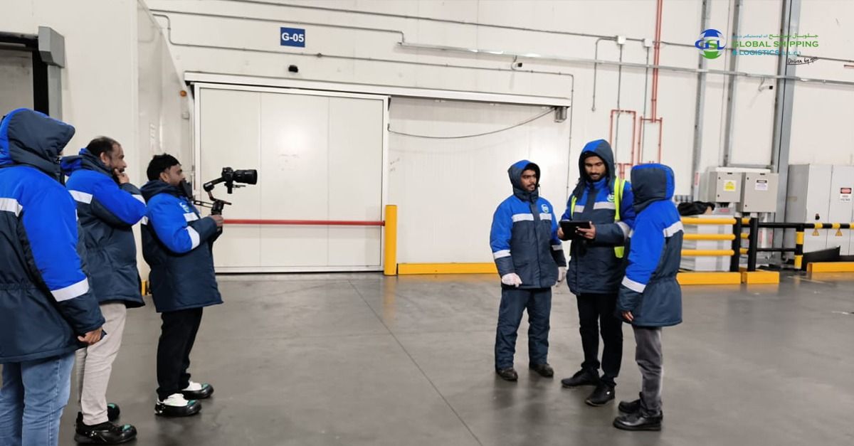Shoot day at the GSL facility in Dubai Industrial City
