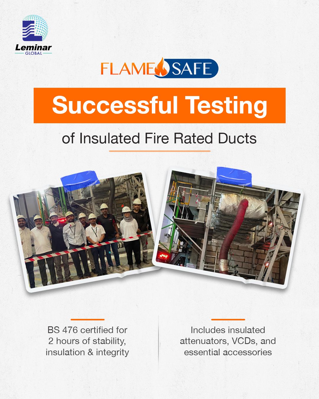 Setting New Standards in Fire Safety: 120-Minute BS 476 Certification Achieved!