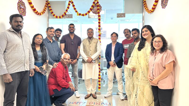 Celebrating the Festival of Lights at Clear Water Solutions – Al Shirawi!