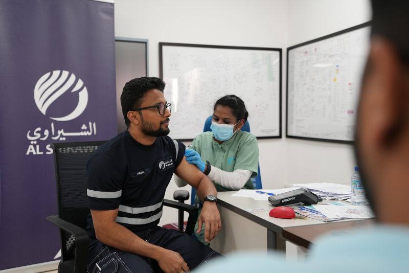 Wellbeing First: On-Site Flu Vaccination Initiative at Al Shirawi Group