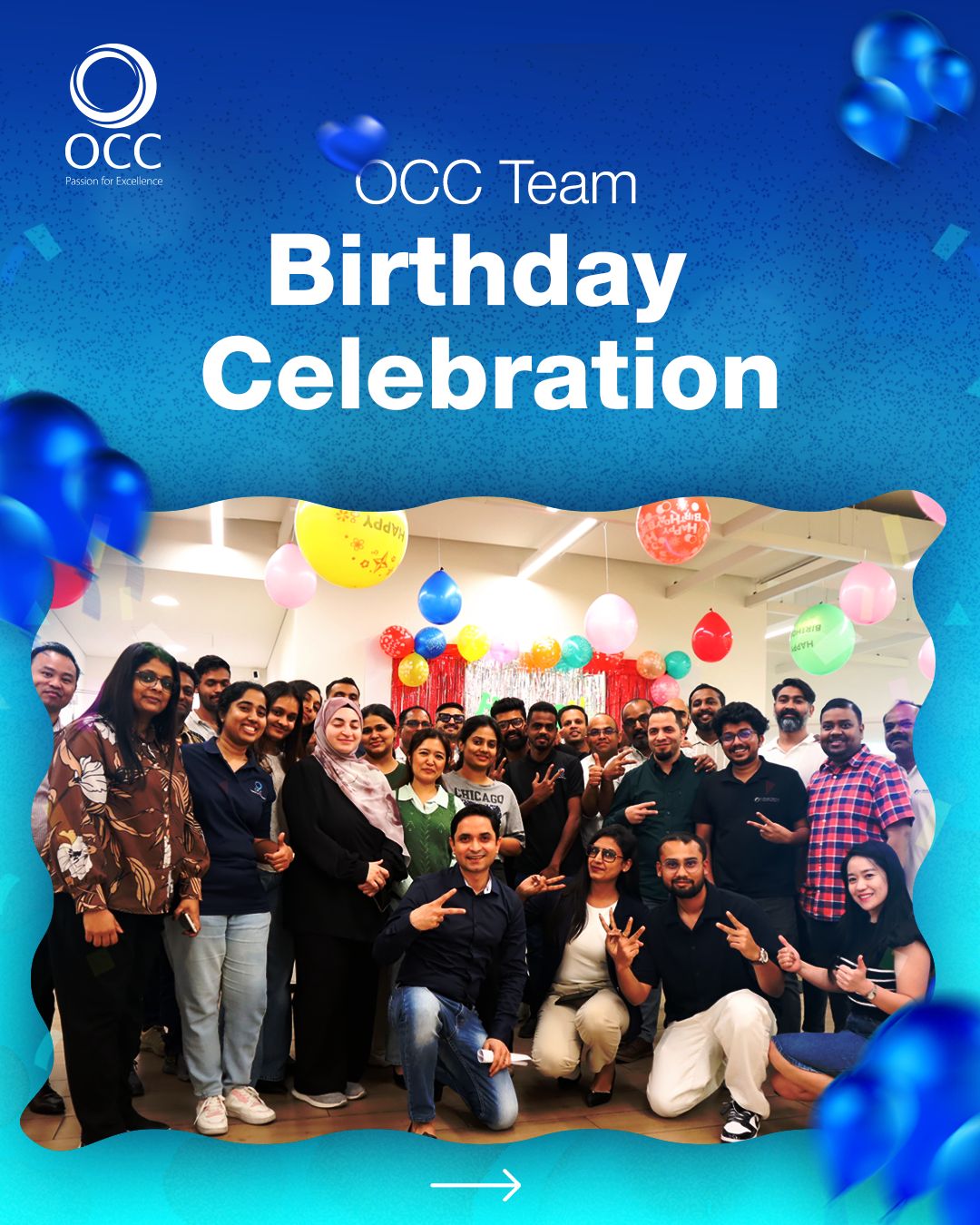 Celebrating Our Team: Birthday Cheers at OCC 🎉