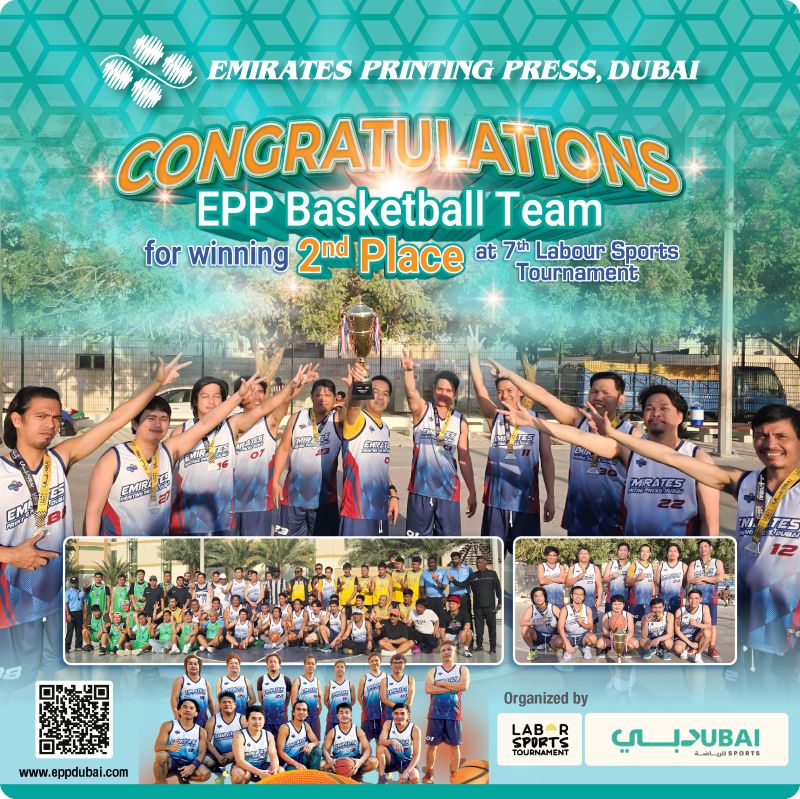 Proud Moment for EPP – 2nd Place Victory in the Labor Sports Basketball Tournament
