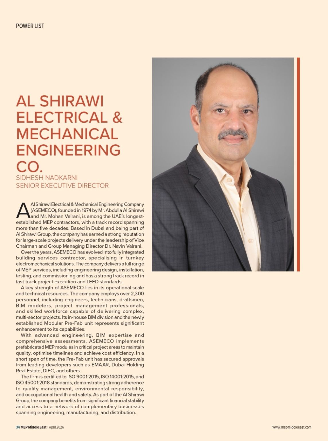 Honored Among the Top MEP Contractors in the Region