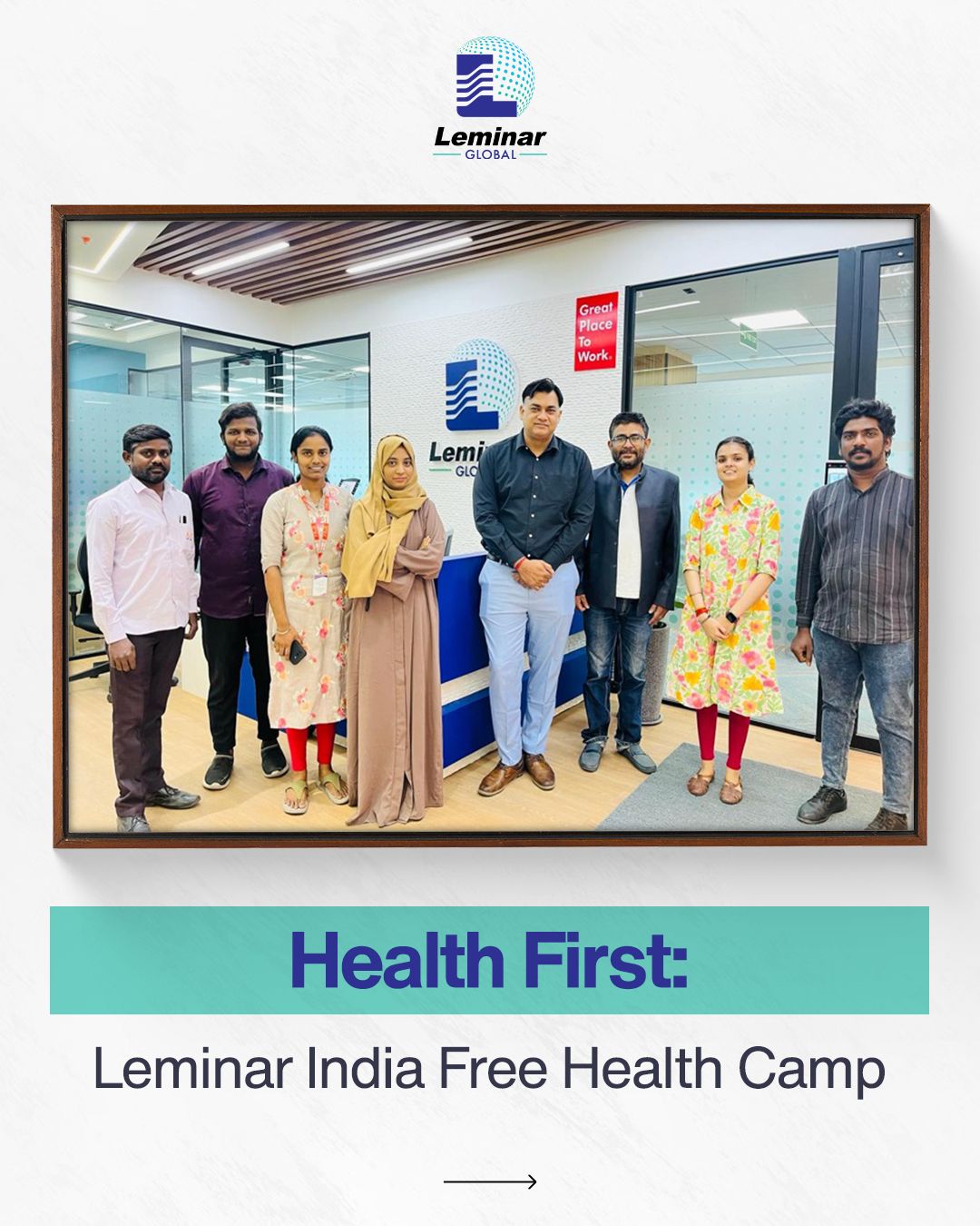 Leminar India organised a free health camp for employees